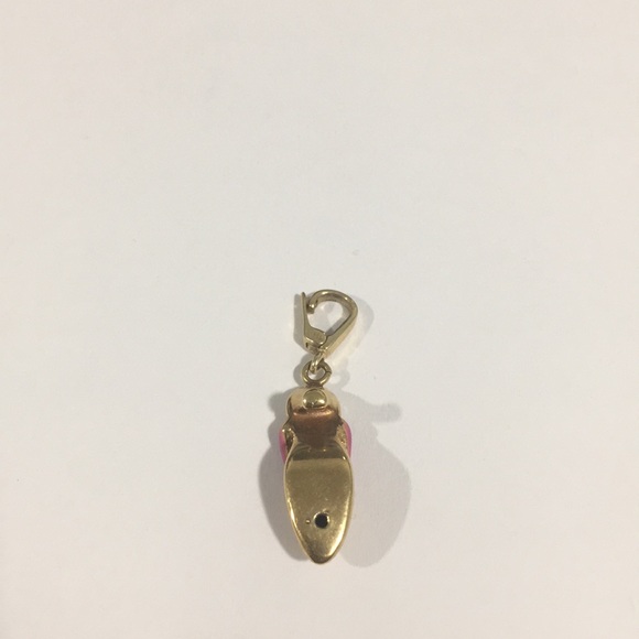 14k Yellow Gold High Heel 👠 Shoe Charm w/Enamel - Picture 7 of 7